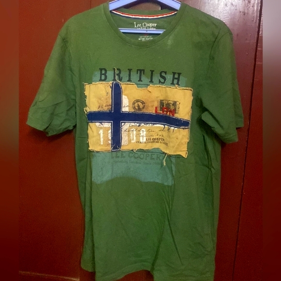 Lee Cooper Green Short Tees L Size - Picture 5 of 6